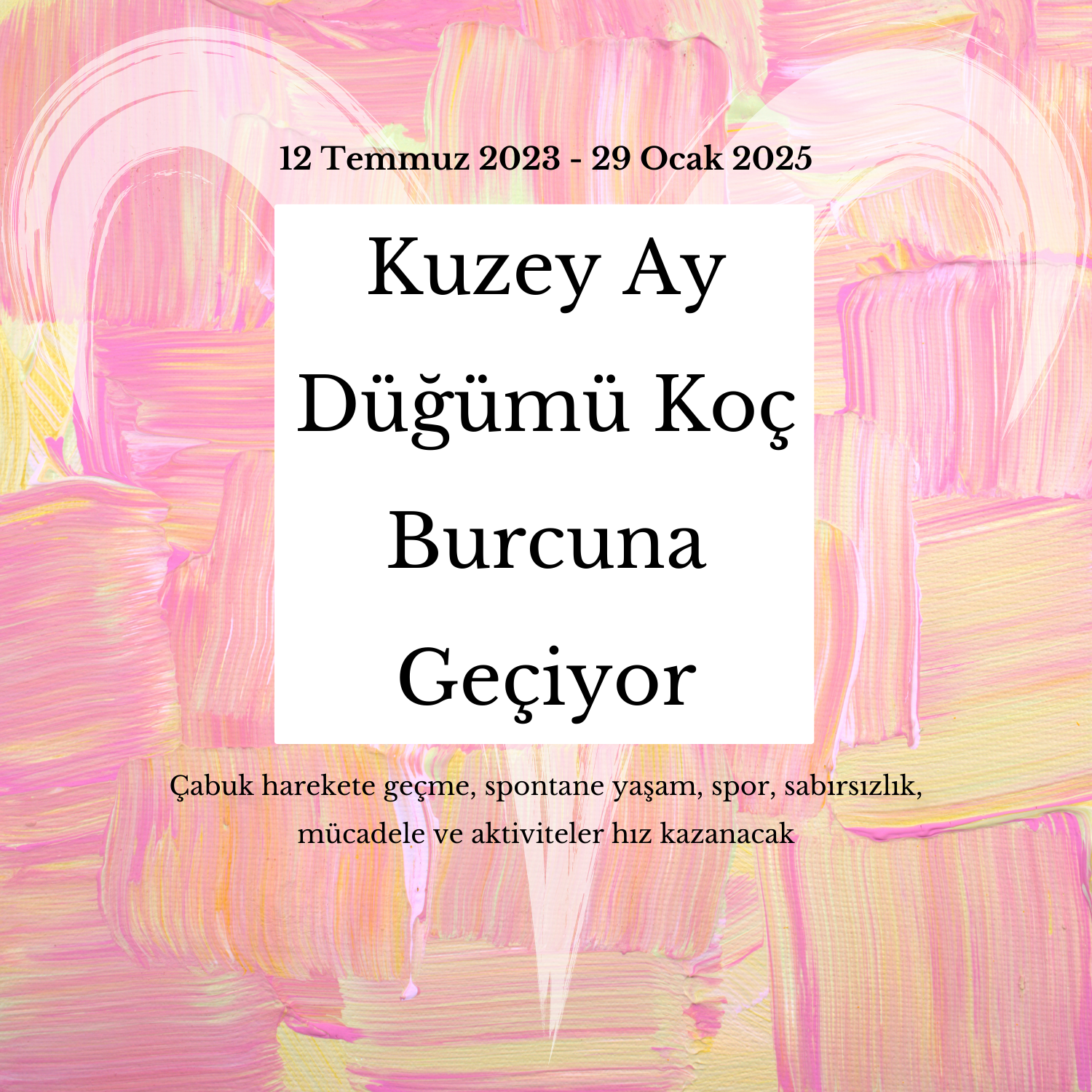 Kuzey Ay Düğümü Koç Burcuna Geçiyor